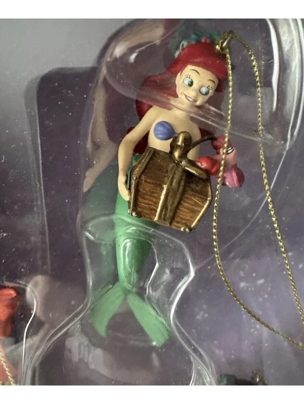 Rare Disney Princess 2007 Ornament Set Complete 8 Ornaments Scholastic Christmas